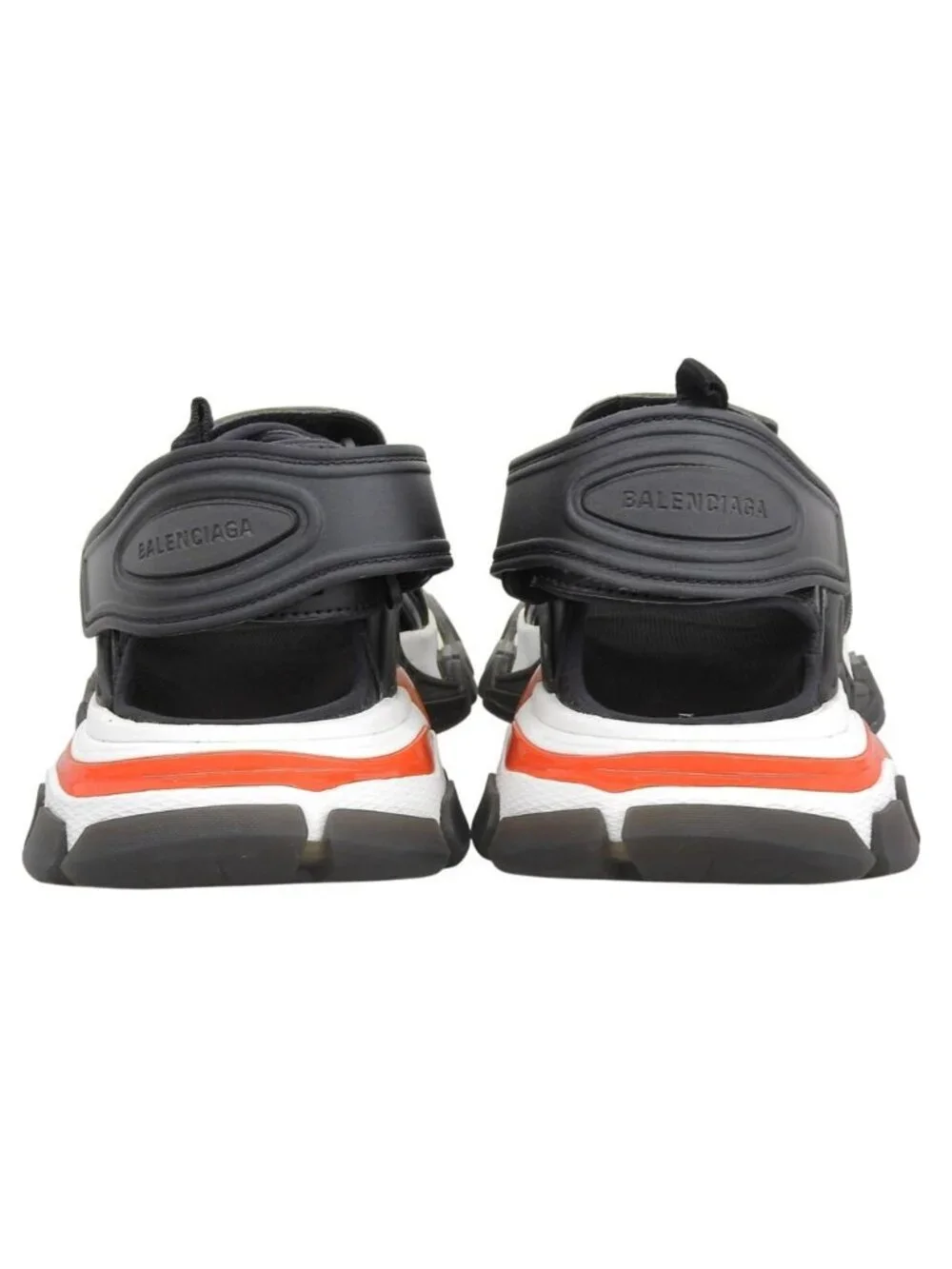 Balenciaga Belt Cross Track Sandals Shoes Black 9